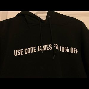 James Charles “Use code james for 10% off” Hoodie